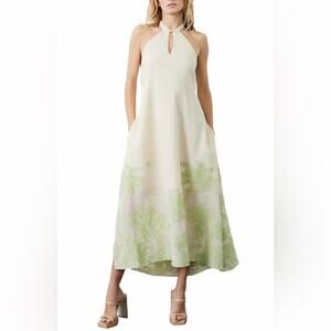 Ciebon NEW Nahara Print Halter Maxi Dress